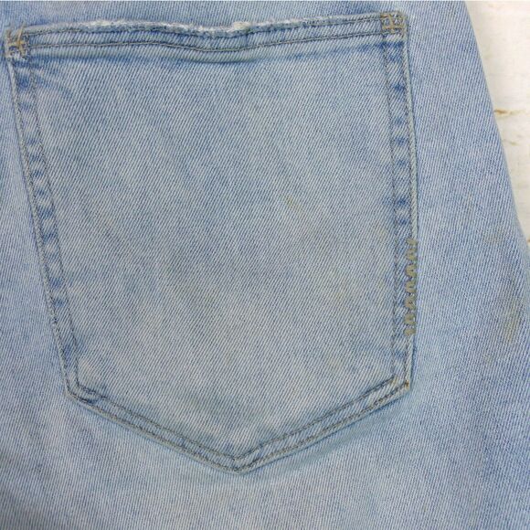 Neuw Ray Denim Shorts Mens 30 Light Blue Axis 30X8.5 Rolled Cuff Grunge Summer - Picture 11 of 15